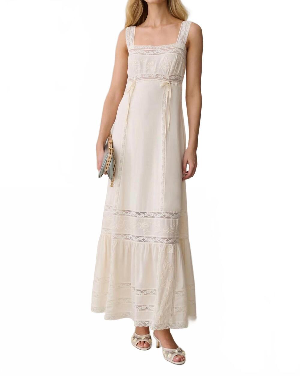 NEW FEW MODA dove dress in cream